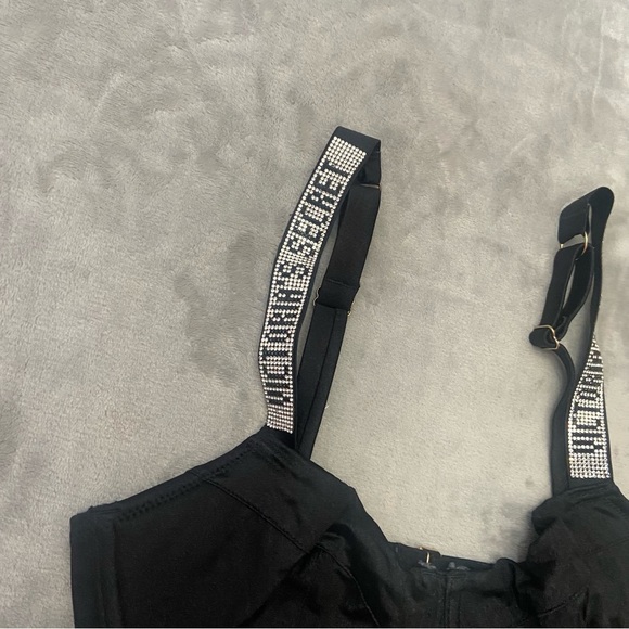 New! Victoria’s Secret Shine Strap Unlined Push Up Bikini Swim Top 4475 - Picture 4 of 8